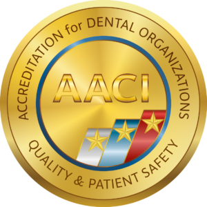 AACI Accreditation for Dental Organizations program badge