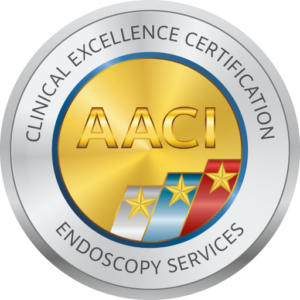 AACI Clinical Excellence for Endoscopy program badge